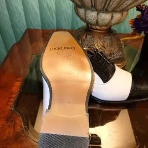 Lucio Ricci | Shoes | Lucio Ricci Size 3 Mens Blk White  display picture 1